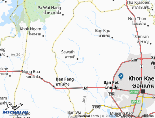 MICHELIN Sawathi map - ViaMichelin