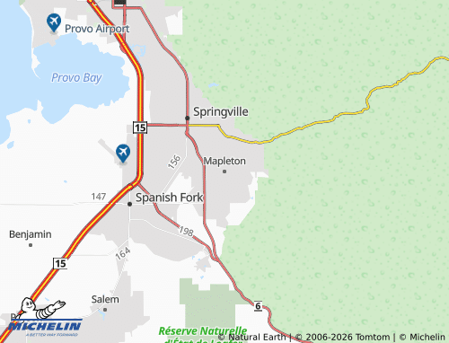 Carte MICHELIN Mapleton - ViaMichelin