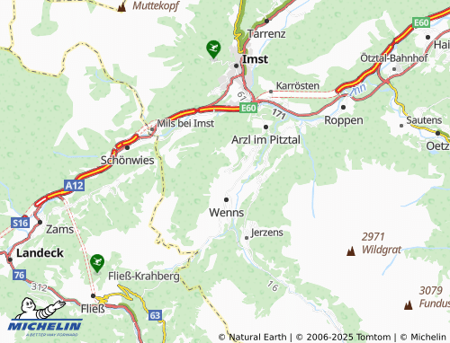 MICHELIN Hochasten map - ViaMichelin