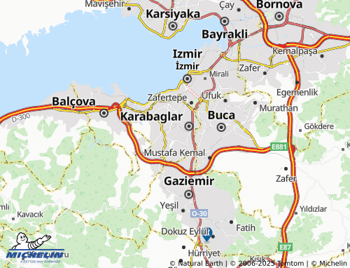 MICHELIN Günaltay map - ViaMichelin