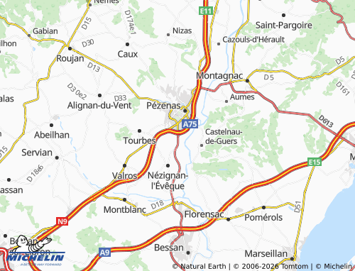 MICHELIN Conas map - ViaMichelin