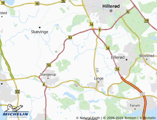 MICHELIN Uvelse map - ViaMichelin