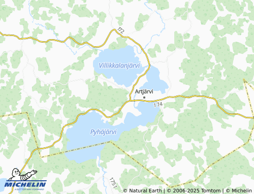 MICHELIN Salmela map - ViaMichelin