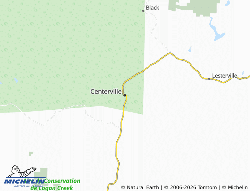 Mapa MICHELIN Centerville - ViaMichelin