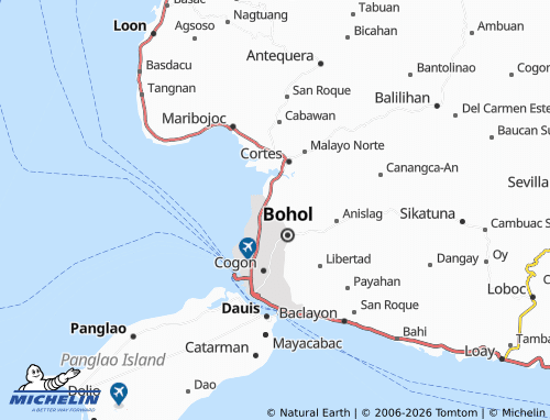 MICHELIN Tiptip map - ViaMichelin