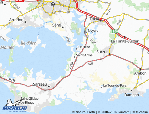 Mappa MICHELIN Saint-Armel - ViaMichelin