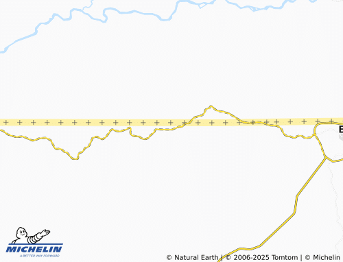 MICHELIN Biyabiyan map - ViaMichelin