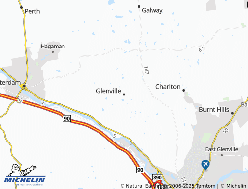 MICHELIN Glenville map - ViaMichelin