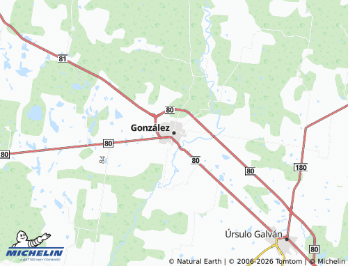 Carte MICHELIN González - ViaMichelin