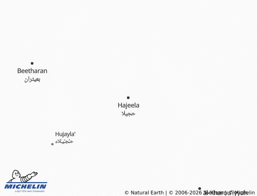Carte MICHELIN Hajeela - ViaMichelin