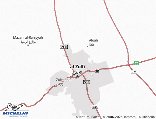 Carte MICHELIN al-Sayyih - ViaMichelin