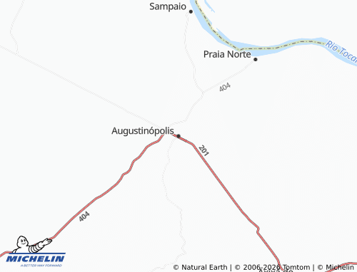 Carte MICHELIN Augustinópolis - ViaMichelin