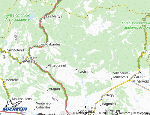 MICHELIN Les Ilhes map - ViaMichelin
