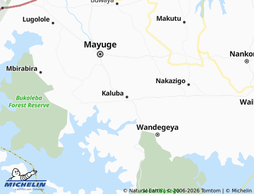 MICHELIN Kaluba map - ViaMichelin