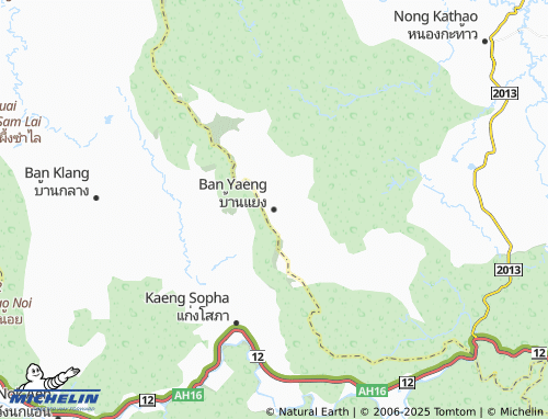 Kaart MICHELIN Ban Yaeng - ViaMichelin
