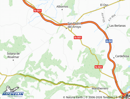 MICHELIN Villaflor map - ViaMichelin