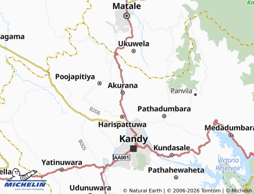 Mappa MICHELIN Girakaduwa - ViaMichelin