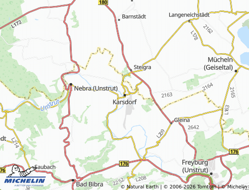 MICHELIN Karsdorf map - ViaMichelin