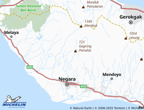 MICHELIN Baler Bale Agung map - ViaMichelin