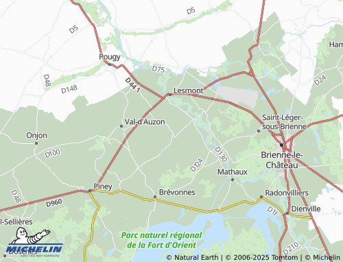 Mappa MICHELIN Pel-et-Der - ViaMichelin