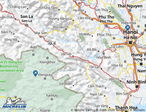 MICHELIN-Landkarte Vân Hồ - ViaMichelin