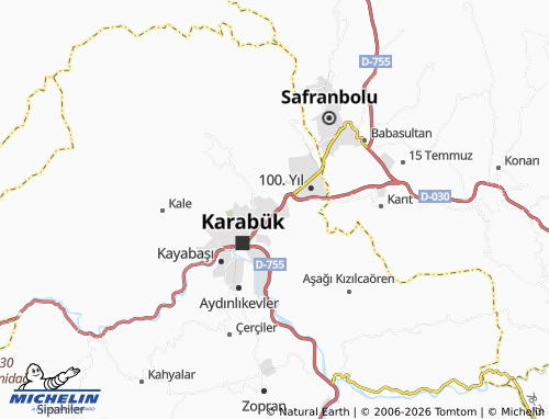 Mapa MICHELIN Kurtuluş - ViaMichelin