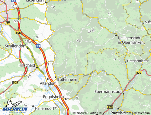 MICHELIN Frankendorf map - ViaMichelin