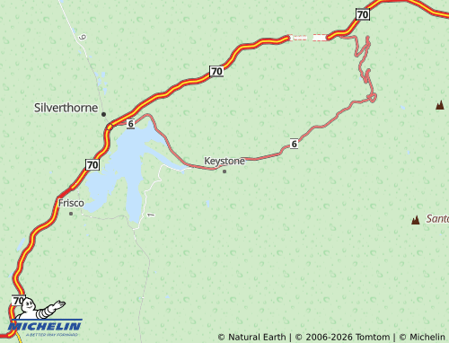 Carte MICHELIN Keystone - ViaMichelin