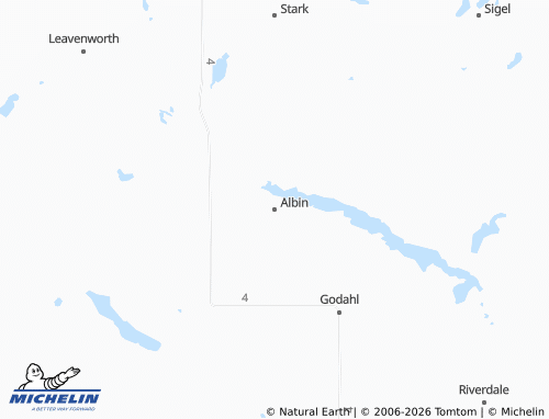 Mapa MICHELIN Albin - ViaMichelin