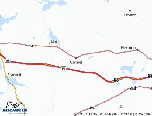 Carte MICHELIN Carmel - ViaMichelin