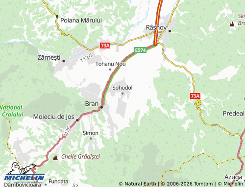 MICHELIN Sohodol map - ViaMichelin