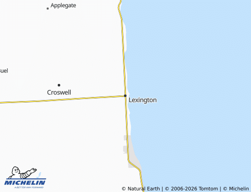 Carte MICHELIN Lexington - ViaMichelin