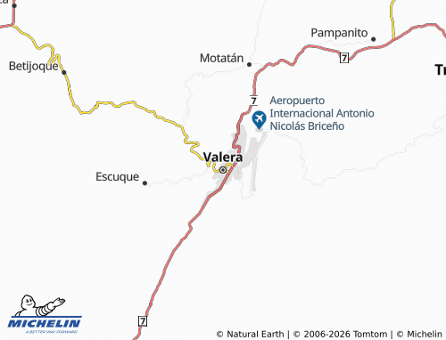 MICHELIN Valera map - ViaMichelin