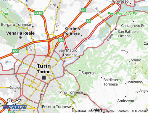 Mapa MICHELIN Bertolla - ViaMichelin