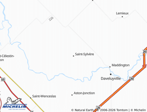 MICHELIN-Landkarte Saint-Sylvère - ViaMichelin