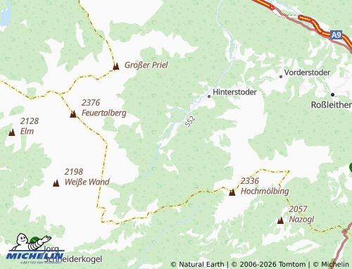 MICHELIN Hinterberg map - ViaMichelin