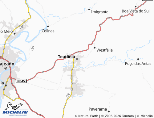 Mapa MICHELIN Teutônia - ViaMichelin
