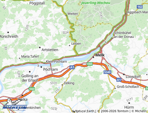 MICHELIN Urfahr map - ViaMichelin