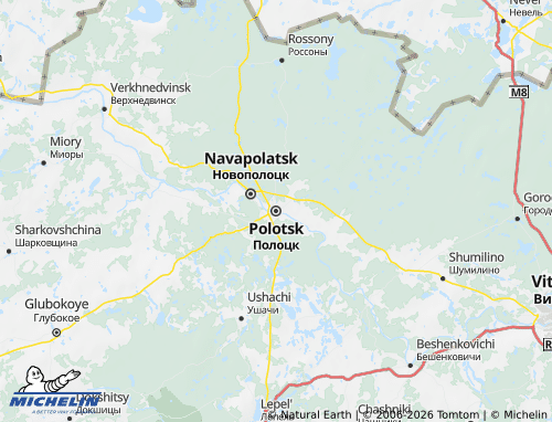 MICHELIN-Landkarte Polotsk - ViaMichelin