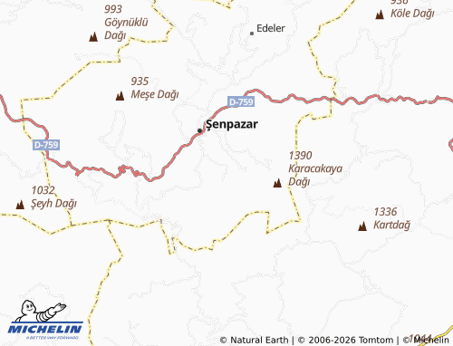 Mappa MICHELIN Başçavuş - ViaMichelin