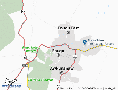 Kaart MICHELIN Ekulu Layout Ext - ViaMichelin