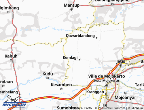 MICHELIN Pandankrajan map - ViaMichelin