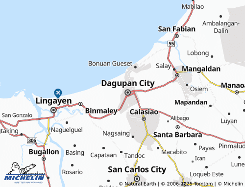 MICHELIN Tapuac map - ViaMichelin