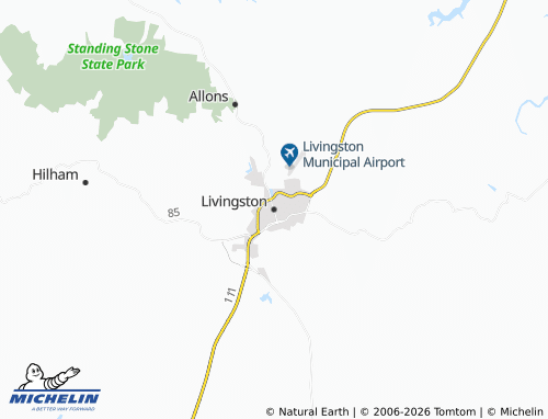 Mapa MICHELIN Livingston - ViaMichelin