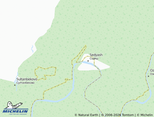 MICHELIN-Landkarte Ust'-Bartaga - ViaMichelin