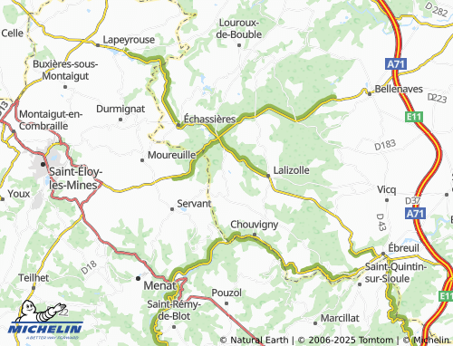 Mappa MICHELIN Nades - ViaMichelin