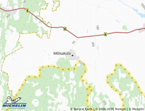 MICHELIN Mõisaküla map - ViaMichelin