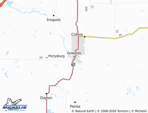 Mappa MICHELIN Gowanda - ViaMichelin