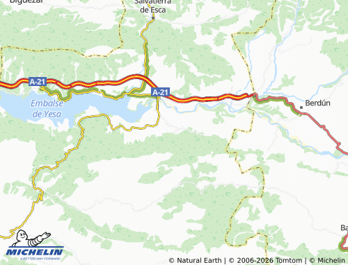 Mappa MICHELIN Artieda - ViaMichelin