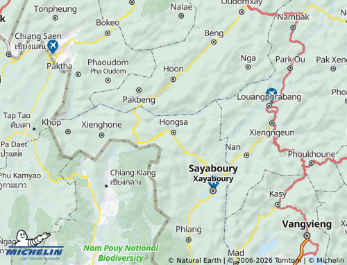 Mapa MICHELIN Hongsa - ViaMichelin